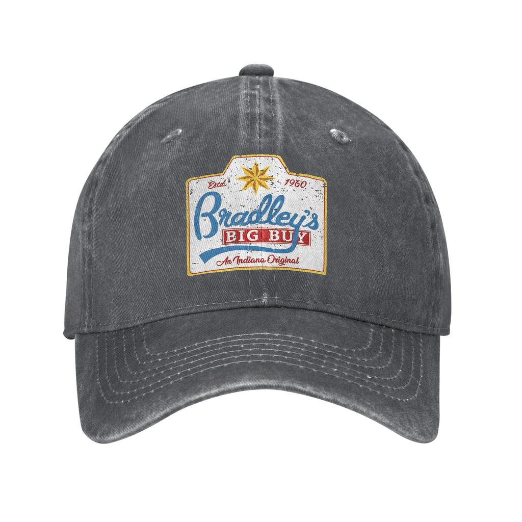 Summer BRADLEYS BIG BUY BLACK GRUNGE Baseball Cap Sun Design Washed Trucker Hat Men Adult y2k Cute Hiking Fishing Baseball Caps