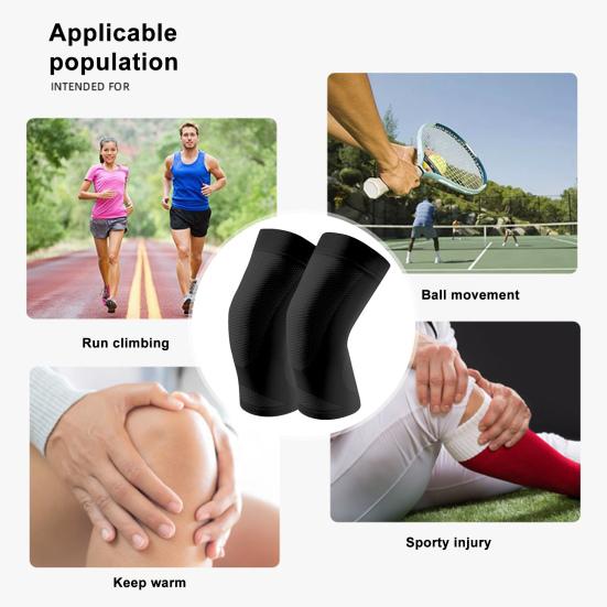 1 Pair Women Men Sport Knee Pads Pain Relief Running Yoga Dancing Knee Protector Brace Ultra-thin Breathable Knee