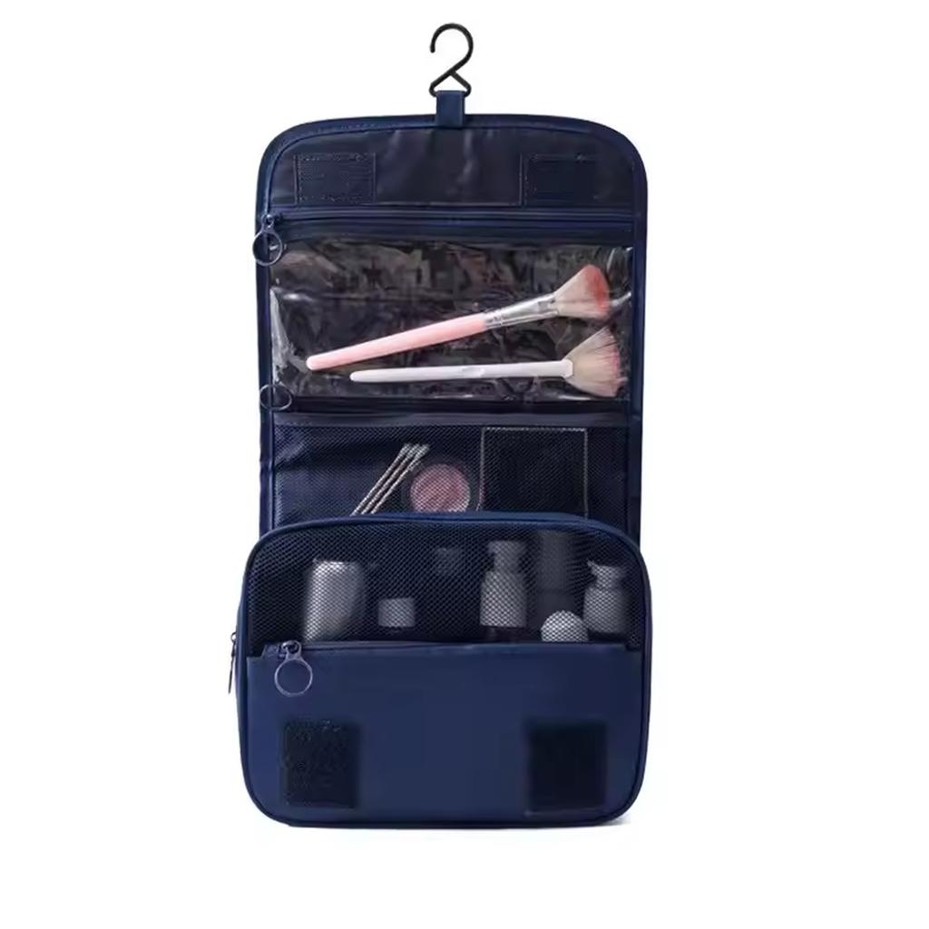 Travel Multi Functional Hanging Makeup Bag With Hanging Washable Bag Large Capacity Dry Wet Separation Handheld Storage Bag