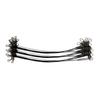 40Pcs AntiBite Steel Fishing Line Steel Wire Leader with Swivels Fishing Leader Wire Connect for Lures Baits Rig Hook