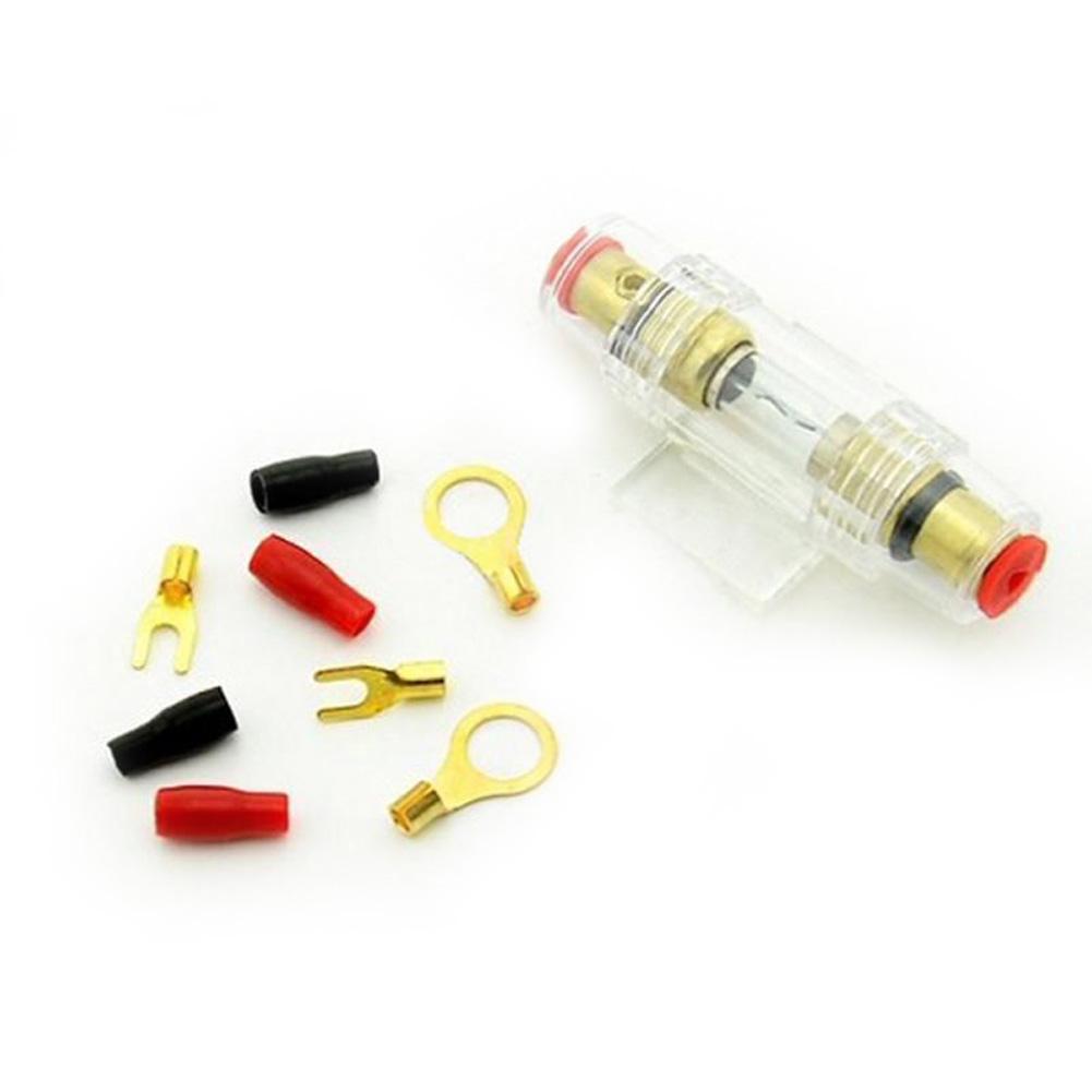 Neu 8GA Auto Power Subwoofer Verstärker Audio Kabel Kit Mit Sicherungshalter #R Neu 8GA Auto Power Subwoofer Verstärker Audio Kabel Kit Mit Sicherungshalter #R