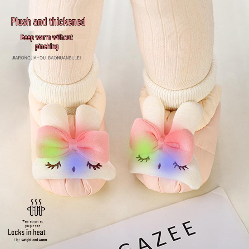 Cozy Winter Baby Shoes: Thickened Non-Slip Soft Sole Socks for Toddlers