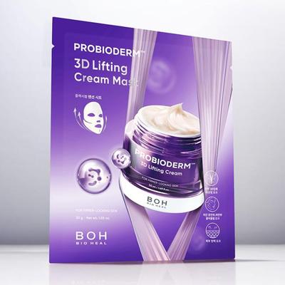Biohealboh Probioderm 3D Lifting Pilno veido kontūrų kaukė (1 lapas)