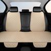 New Linen Car Seat Cushion Three Piece Set, Four Season Universal Anti Slip Five Seat Backrest Car Seat Cushion, Summer Cushion