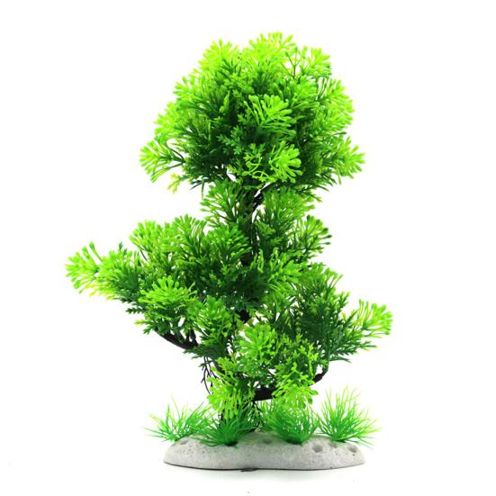 

Yousheng Anti-fade Fake Tree No Odor Plastic Adding Vitality Fish Tank Decoration Artificial Plant for Desktop