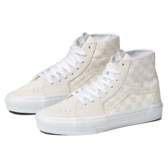 

VANS Sk8-Hi Tapered Crystal Sidestripe Checkerboard VN0A7Q62C13 EU 38.5 слонова кістка