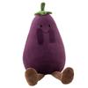 Eggplant Plush Toy: Jelly Fruit-Themed Doll for Kids and Restaurant Decoration