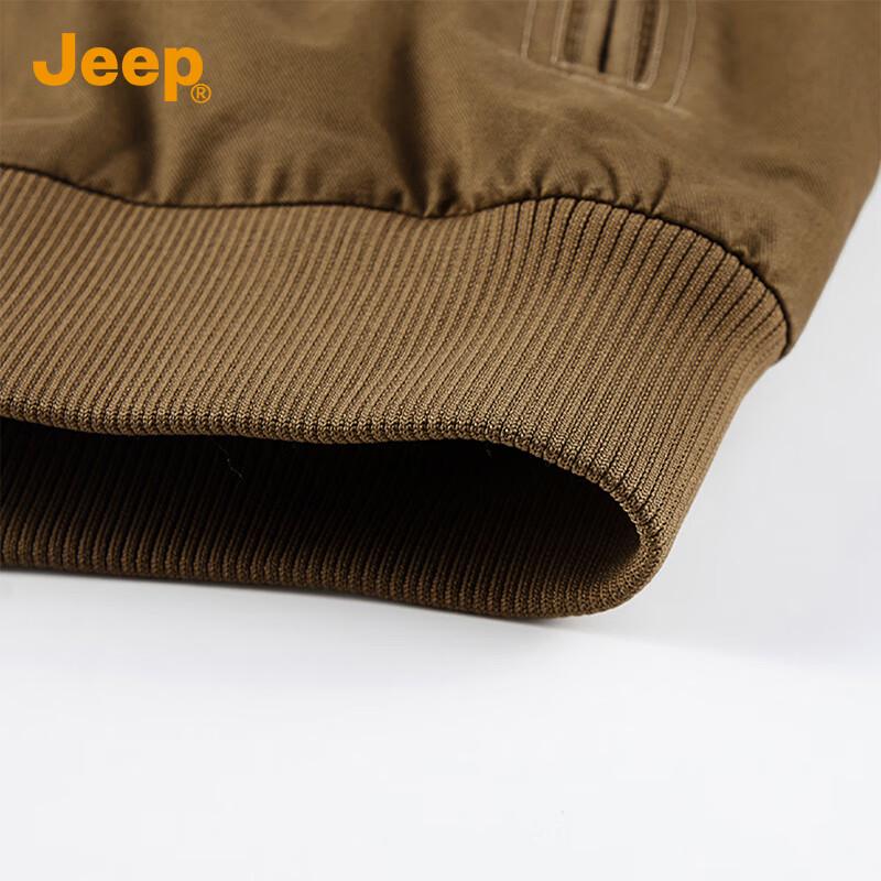 JEEP Men's Detachable Hooded Fleece Lined Cotton Jacket