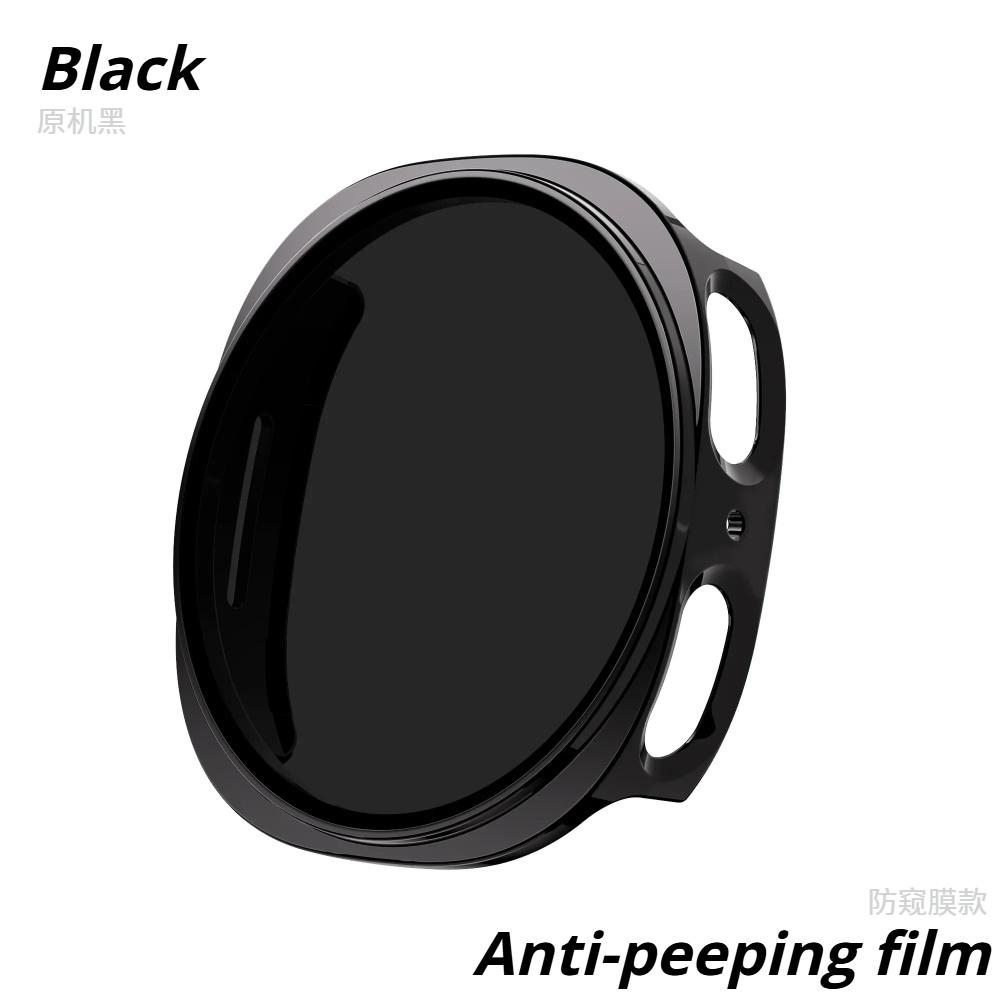 

Защитный чехол-пленка для экрана ПК с защитой конфиденциальности для Samsung Galaxy Watch 8 40 мм 44 мм Закаленное стекло Защитная крышка для корпуса Galaxy Watch 8 Classic 46 мм Galaxy Watch 8 40mm чёрный