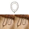 Boho Mens Layered Necklace With Handcrafted Coconut Shell Beads For Casual Style