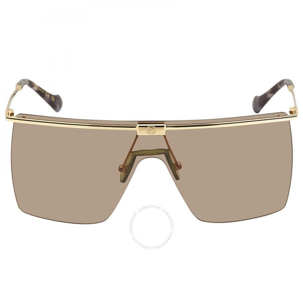 

Gucci Brown Shield Men s Sunglasses GG1096S 002 99