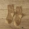 5/10 Pairs Comfortable Casual Spring Summer Socks Women's Mid Calf Solid Color Cotton Socks Cute Long Socks Sweat Absorbing Breathable Socks