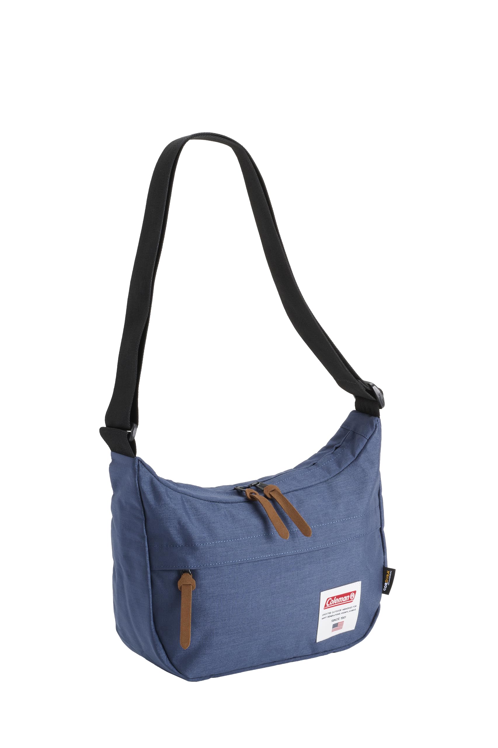 

American Classic Shoulder Navy Shoulder Bag for Men and Women Outdoor Travel Lightweight Compact [Coleman]