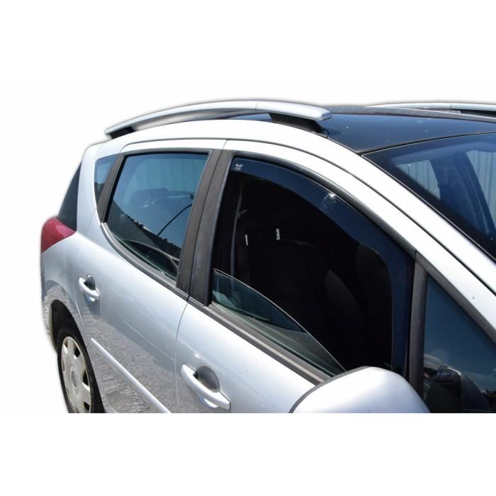 J&amp;J AUTOMOTIVE | Heko Deflecteurs d'air Déflecteurs de Vent Pour Peugeot 207 2006-2012 5P. Berlina