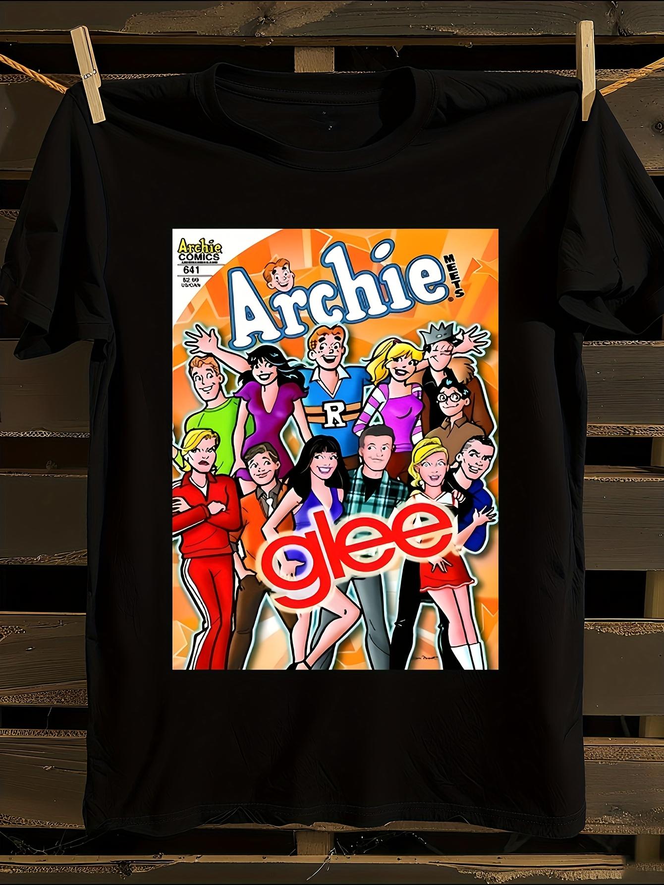 Archie Comics and Glee TV Show Iconic Characters T-shirt S