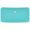 VidaXL Lavabo de Luxe Rectangulaire Vasque à Poser de Toilette Lave-mains de Salle de Bain Salle Cosmétique Maison Vert 146958