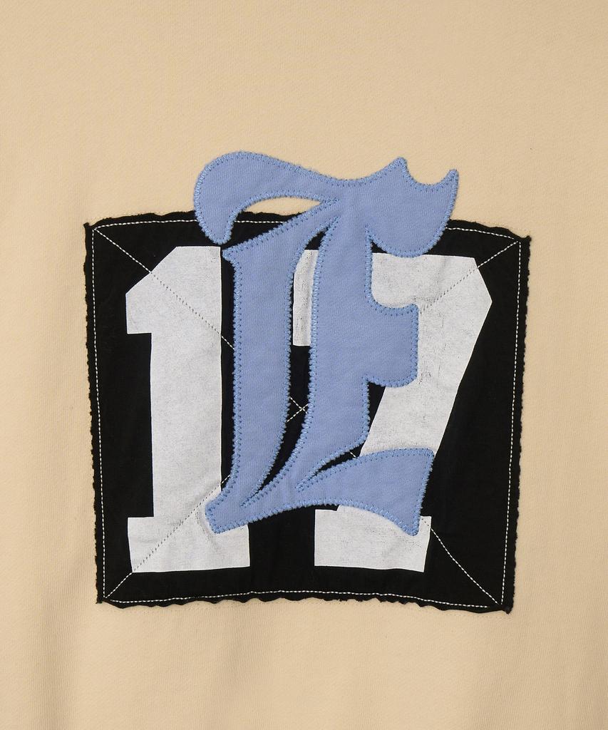 Eeut Eeut Patch Sweat Zip-Up / Cream