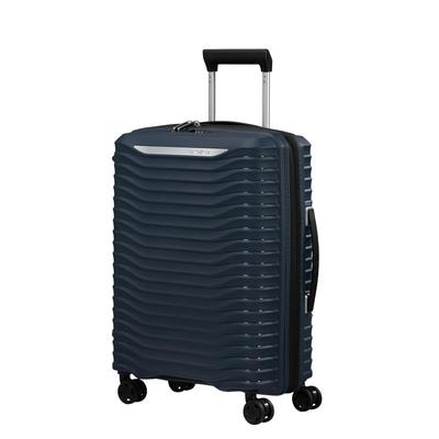 Kufr Přenosný kufr Upscape UPSCAPE Spinner 55 S Velikost Lehký Rozšiřitelný 55 cm Modrá Noční [Samsonite] Příruční zavazadlo 39/45 l 2,3 kg