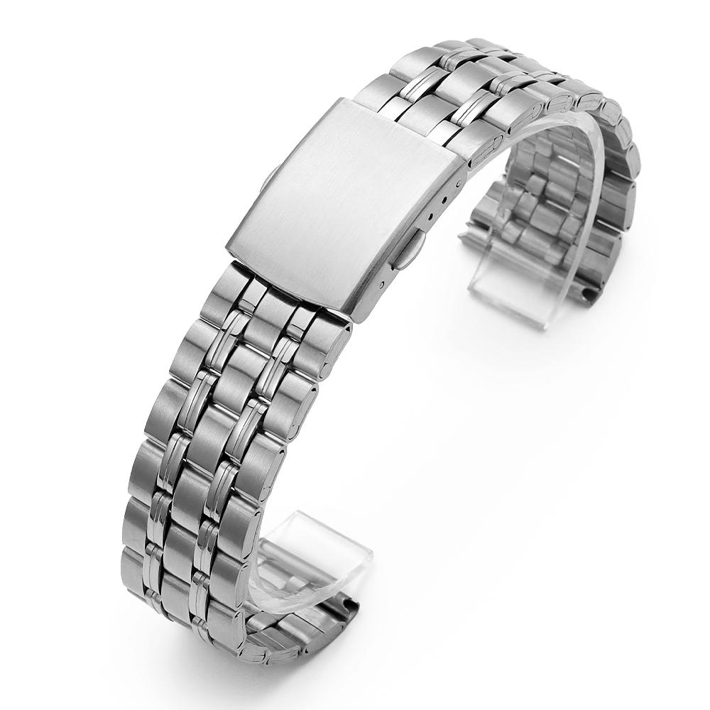 20mm 22mm Edelstahlarmband Mode Silber Neu Smart Universelles Uhrenarmband für Damen Herren Uhrenarmbänder Correas Uhrenzubehör