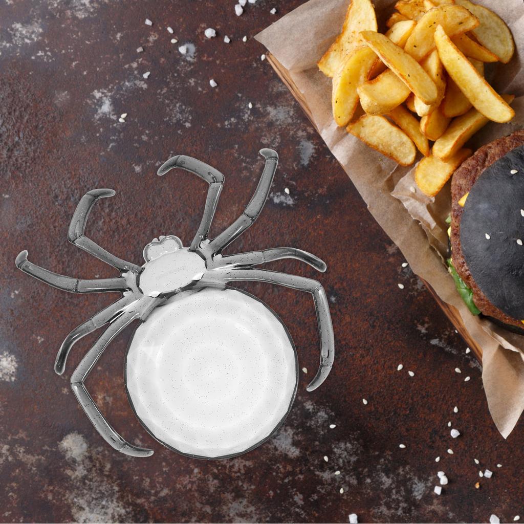 Halloween Süßigkeitenschale Kunststoff Mehrzweck Obstschale Kompakte Dessertschale Wiederverwendbare Schreibtisch-Servierschale Party-Snackhalter