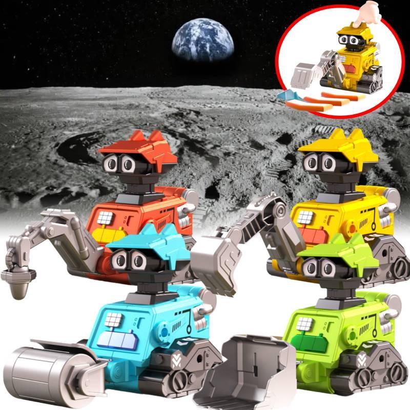 Engineering Toy Vehicle Kid Christmas Gift Puzzle Childrens Day Space Robot