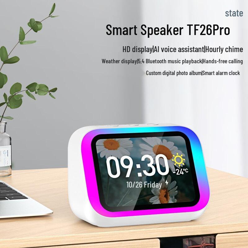 

TF26PRO Multifunctional AI Smart Bluetooth Speaker with Display and Remote Control