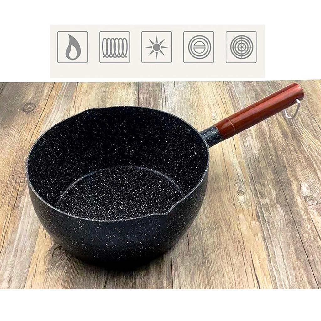 Pentola Antiaderente Multifunzionale Casseruola Antiaderente Piccola Pentola per Cucinare Noodle Zuppa Latte Cibo per Bambini