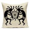 African Style Animal Elephant Geometric Polyester Pillow Covers Decorative Sofa Home Cushion Cover For Living Room Decoration