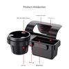 Automotive Phone Holder Organizers with Cup Holder High Load Capacity Car Window Mount Storage Rack Easy Installation