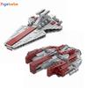 Yigebebe Space Wars Spaceship Republic Eboned Hawkeds Bricks Building Blocks MOC Movie Fighter Airship Brick Toy