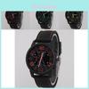 Fashionable Silicone Strap Mechanical Watch For Men Quartz Movement Decorative Design 40.5mm Dial