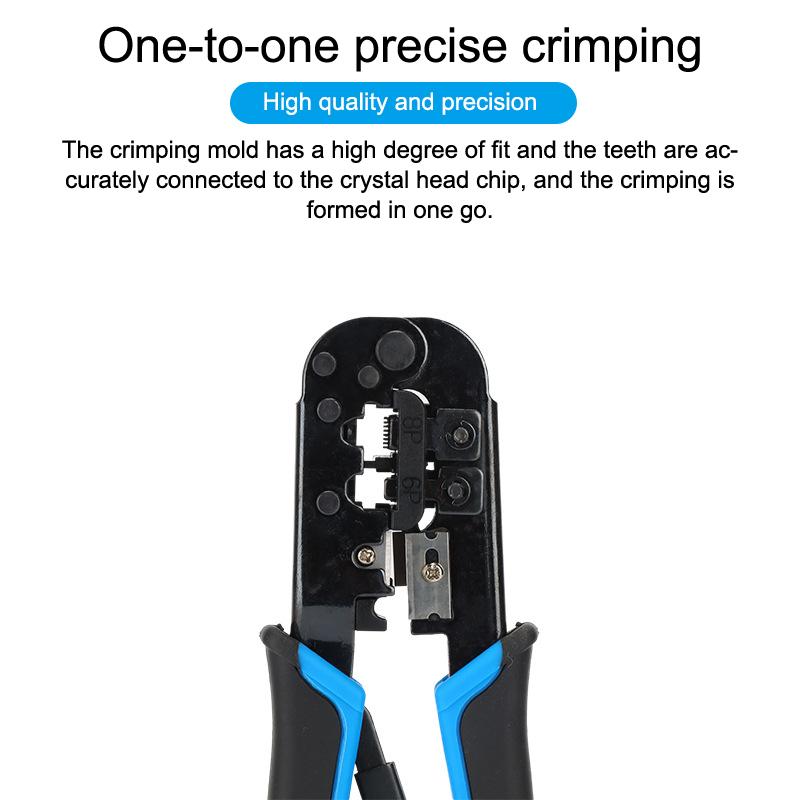 1Pcs 6P 8P Rj11/12 Crimp Cut And Strip Crimper Rj45 Crimp Tool For Ethernet Network Lan Cable Crimper Cutter Stripper Plier