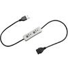 USB Switch Extension Cable Cord 0.5h/1.5h/3h Timing 3-Speed Control Cable