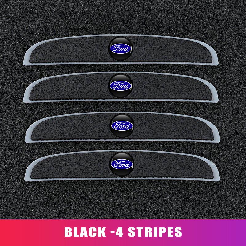 

For Ford 4pcs Car Door Edge Protection Guards Anti-scratch Stickers Anti-collision Strip Accessories Escape Ecosport Explorer