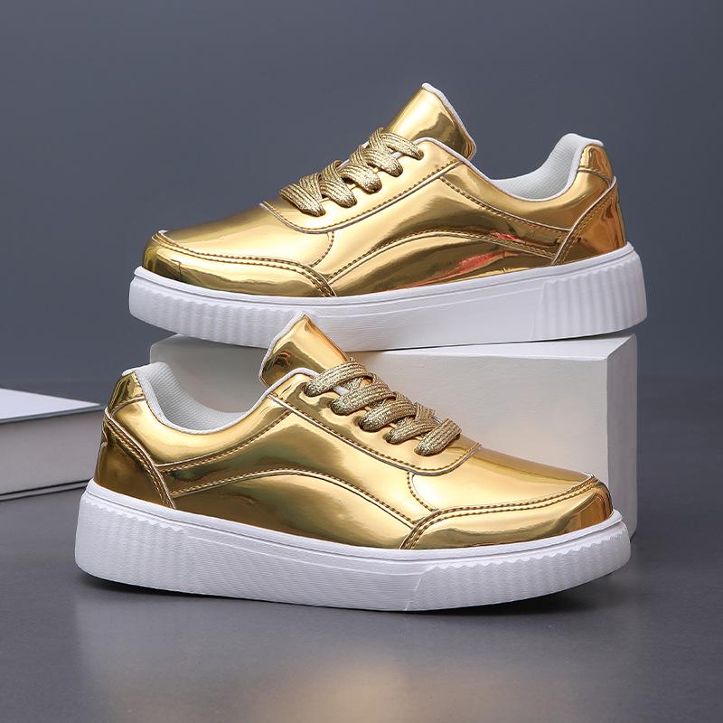 2024 Trendige Pailletten-Sneaker: Atmungsaktive, Leichte, Flache Sohle Freizeit-Sportschuhe