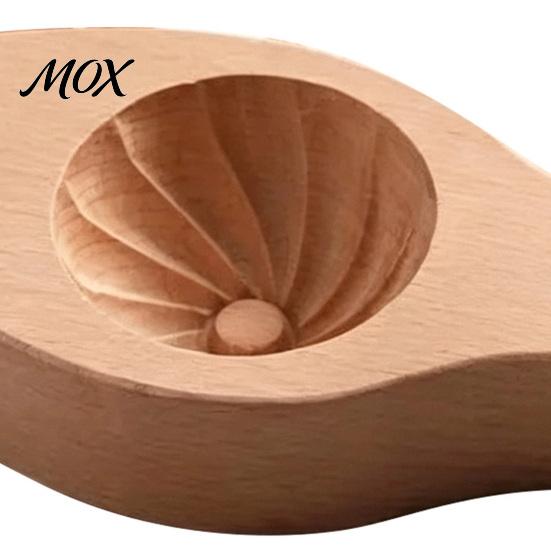Kitchen Gadgets for Dumplings Wooden Bun Mold with Handle, Manual Press Baozi Maker Mold, Easy Pierogi DIY Ravioli Pastry Presser Flower Edges Stuffed