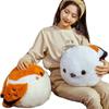 Schattig Zacht Gevuld Rond Bal Vorm Tit Pluche Speelgoed Dikke Man Lange Pluche Mus Pluche Knuffel Pop Kussen Cadeau voor Kinderen Decor