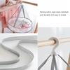 1/2 Layer Pop Up Clothes Dryer Rack Foldable Windproof Sweater Drying Rack Towels Socks Underwear Mesh Drying Rack For Home