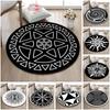 Covor rotund alb-negru Covor cu model geometrie Covor rotund Covor popular sufragerie Decor acasă Covoare pentru cameră pentru copii