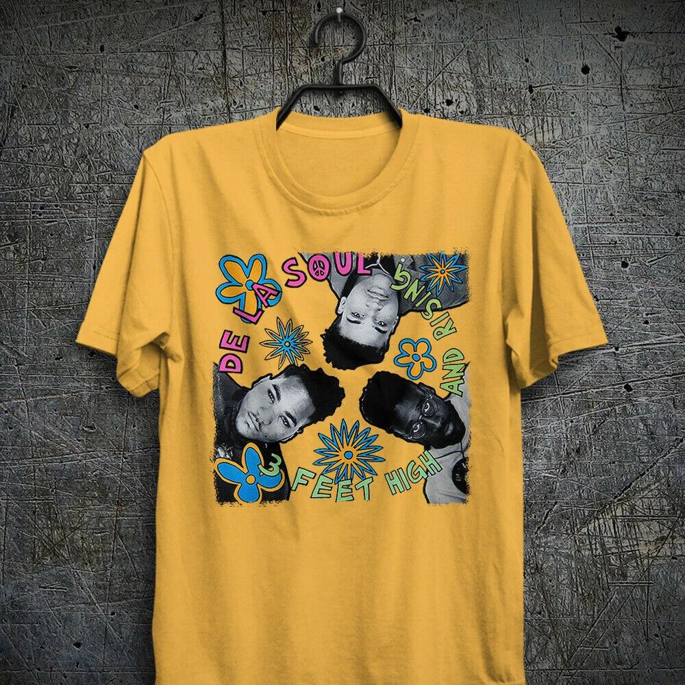 De La Soul Band Short Sleeve Gift For Fan Yellow All Size Shirt KH306