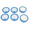 For AEG 7000/6000 Series Cordless Vacuum Cleaner Replacement Filter Kit: 2 Pre-Filters And 4 Fine Dust Filters
