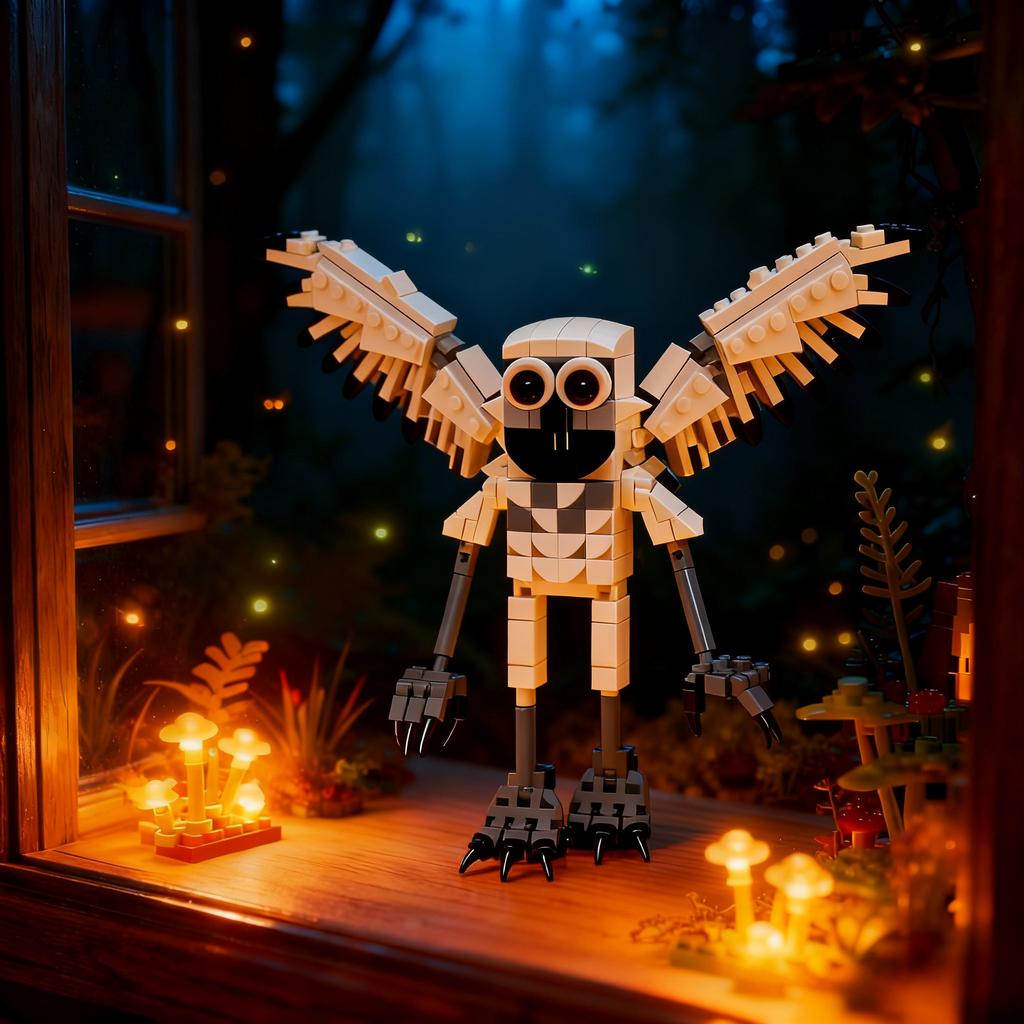 Forest 99 Nights Deer Building Blocks, Official Game Character Model Assembly Kit, Special Birthday Christmas Gift for Boys Girl