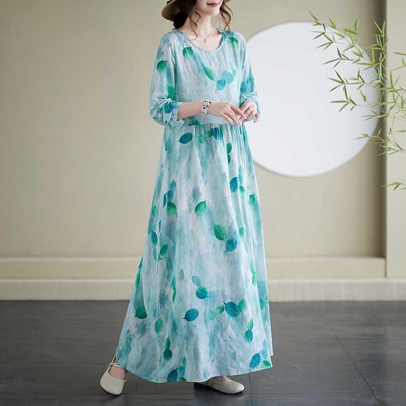 Actual 2025 Early Fall New Floral Dresses