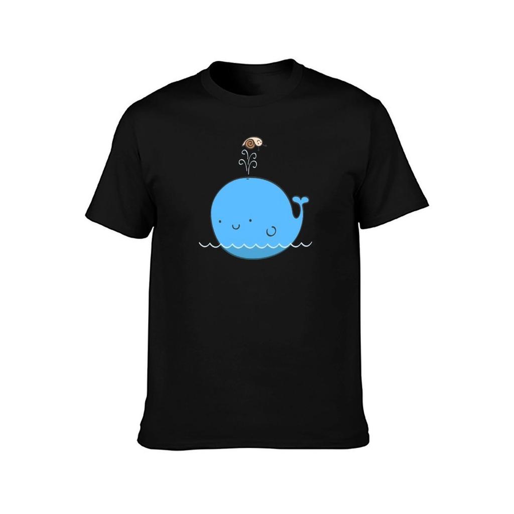 The Whale and the Snail T-Shirt T Shirts for Man Cotton T Shirts for Man Pack White T-Shirt