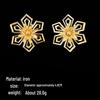 Seaside Vacation Floral Stud Earrings for Women - High-End, Elegant Style