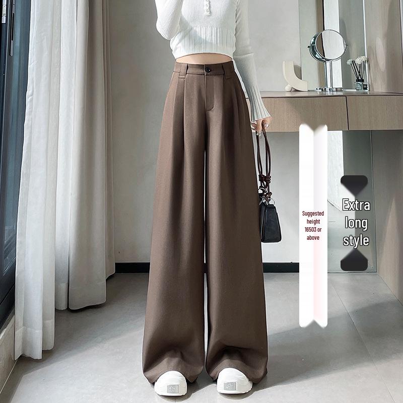 Women s High-Waisted Wide-Leg Suit Pants - 2026 Spring Collection S