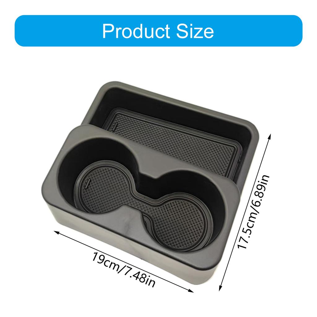Compact Cup Holder Storage Box For JB23 JB33 JB43 Car Center Console With Anti Vibrations Mat to Secure Personal Belongi