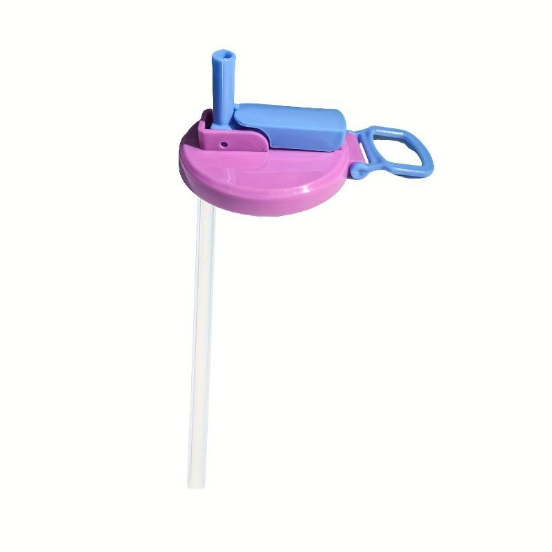 

Reusable Lid for Soft Drink Cans That Comes in Four Colors Designed for Beverages, Juices, And Soft Drinks Complete with a Straw фиолетовый