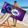 Asciugamano da Spiaggia con Stampa Logo Chelsea-FC, Asciugamano Grande Morbido ad Asciugatura Rapida per Spiaggia Campeggio Nuoto