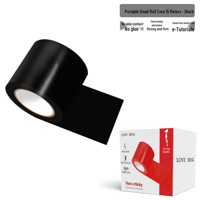 Bondage Tape Alternative: Handcuffs, Blindfold & Restraint Set for Adults